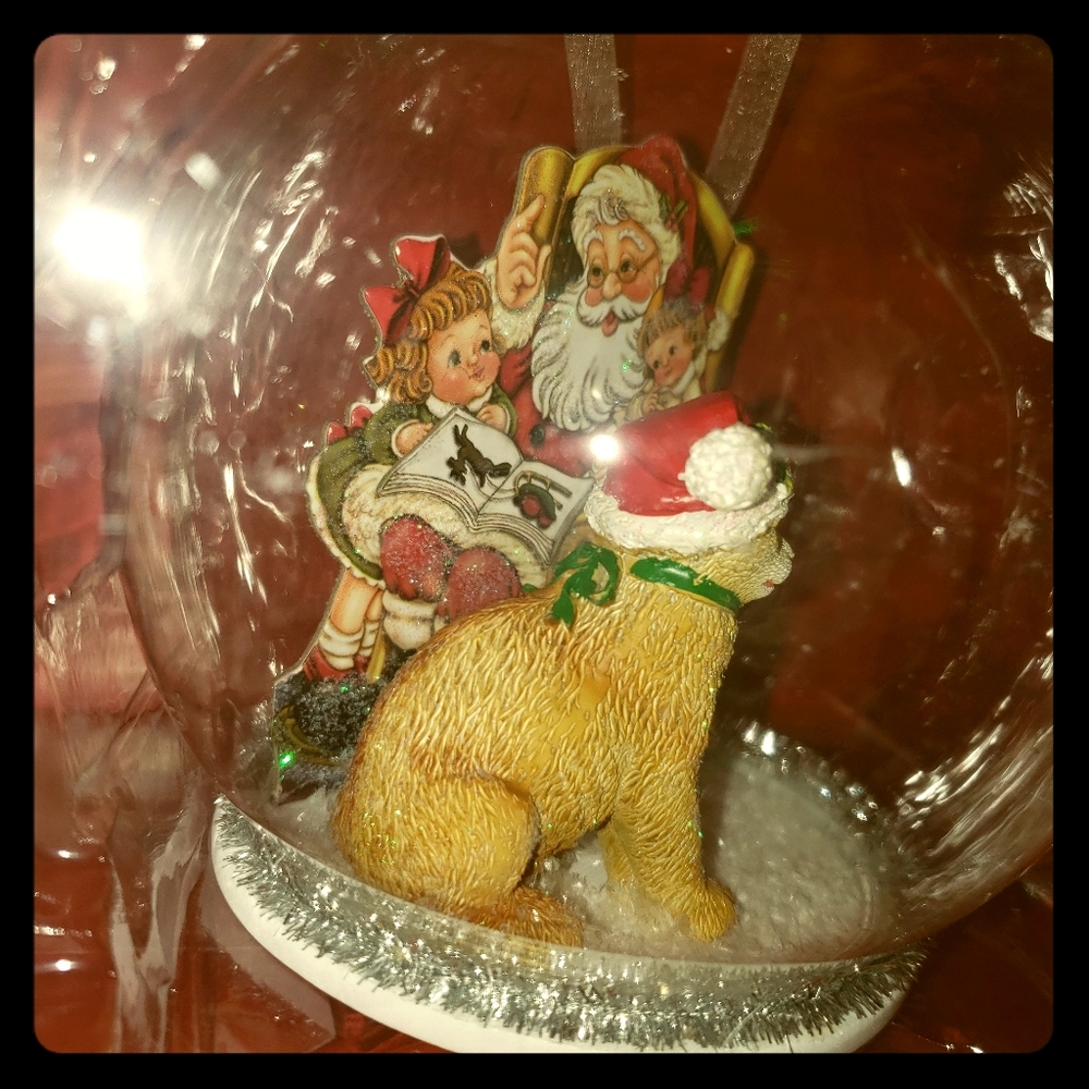 REECE & RILEY GLASS ORNAMENT NEW